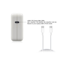 Load image into Gallery viewer, A1540 30W USB-C Charger with USB C cable for Apple MacBook Pro Air 30W USB-C Laptop Power Supply A1540 Ac Adapter