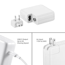 Load image into Gallery viewer, A2166 96W USB-C Charger with USB C cable for Apple MacBook Pro Air 96W USB-C Laptop Power Supply A2166 Ac Adapter