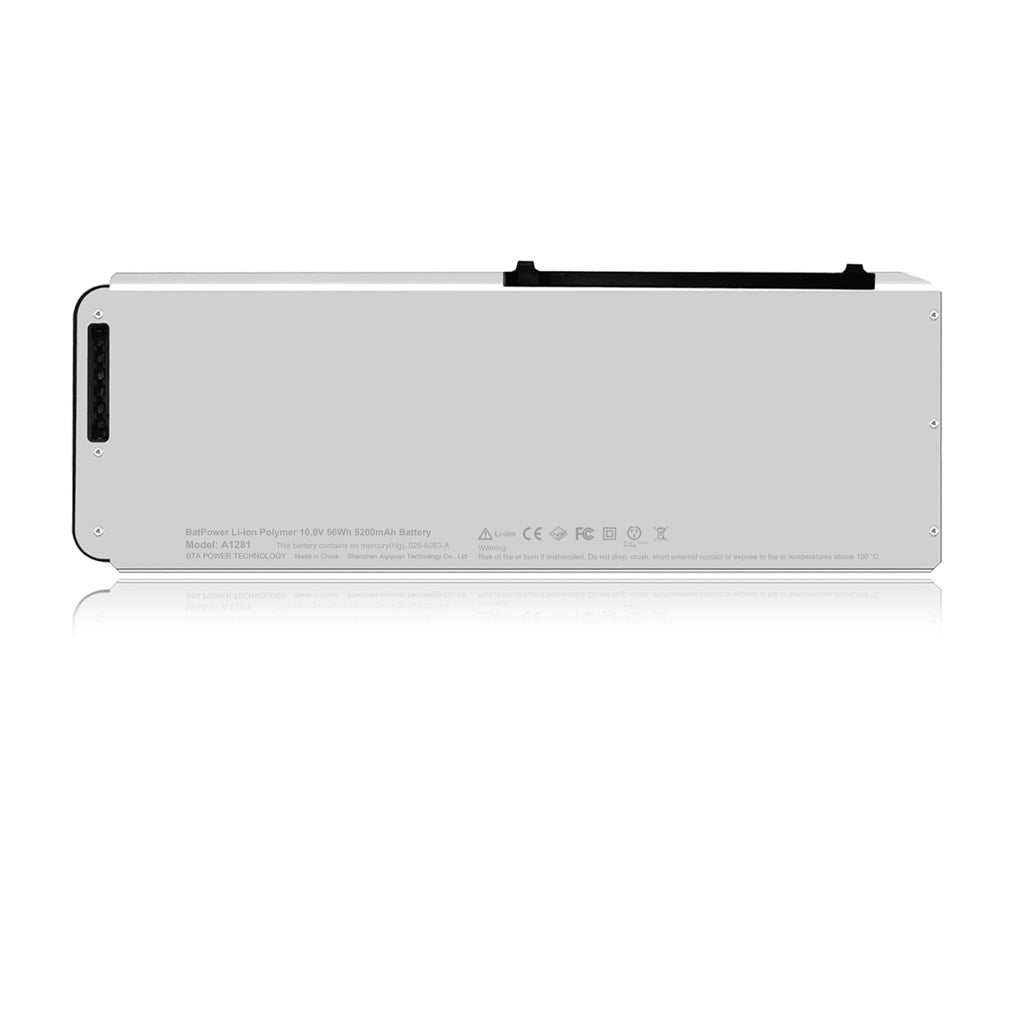 55Wh A1281 Replacement Laptop Battery for Late 2008 Early 2009 Apple MacBook Pro 15 inch A1286 EMC 2255 Battery MacBook Pro 15" Aluminum Unibody A1286 Apple A1281 Battery