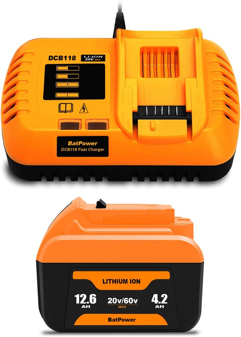 20V 60V 12Ah Battery Compatible with DEWALT Tools -Flexvolts