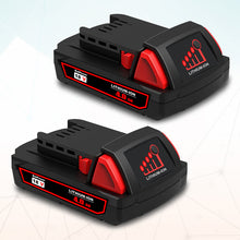 Load image into Gallery viewer, 48-11-1820 18V 4.0AH Lithium XC Compact Battery Replacement for Milwaukee 18V M18 Battery 2.0Ah 3.0Ah 1.5Ah