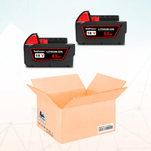 Load image into Gallery viewer, 48-11-1865 18V 6.5AH Lithium XC6.0 Extended Capacity Battery Replacement for Milwaukee 18V Battery M18 6.0Ah 5.0Ah 4.0Ah 3.0Ah 48-11-1860 48-11-1850