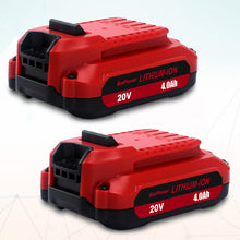 Load image into Gallery viewer, CMCB202 4.0Ah 20V V20 Compact Battery Replacement for CRAFTSMAN 20V V20 Battery 2.0AH 1.5Ah 3.0Ah 20V V20 CMCB201 CMCB202 Lithium Ion Battery