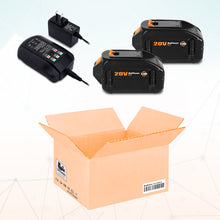 Load image into Gallery viewer, 20V 6.5Ah WA3578 Extended Capacity Battery with Charger Kit Replacement for WORX 20V Battery and Charger Combo WA3742 20V 5.0Ah 4.0 Ah 3.0 Ah 2.0Ah WORX 20V Battery and Charger Combo