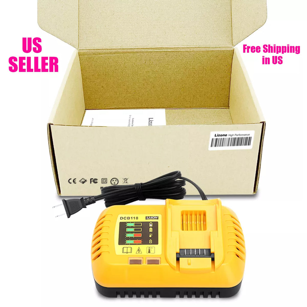 20V 60V Battery & Charger – Compatible with DEWALT 20V Max and 60V Tools
