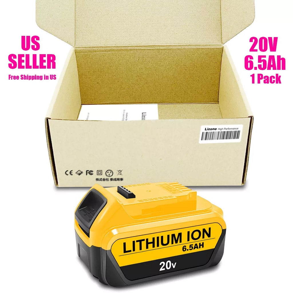 20V 60V Battery & Charger – Compatible with DEWALT 20V Max and 60V Tools