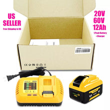 Load image into Gallery viewer, 20V 60V Battery & Charger – Compatible with DEWALT 20V Max and 60V Tools