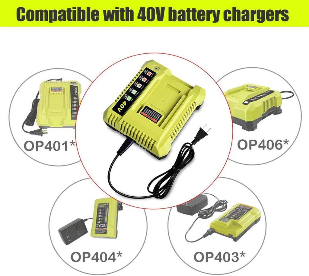 OP401 Rapid Charger for Ryobi 40V 4.0Ah OP40404 OP4040 Battery Charger