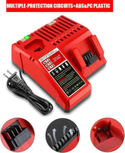 Load image into Gallery viewer, 48-59-1808 Fast Charger for Milwaukee 12V M12 Battery Rapid Charger