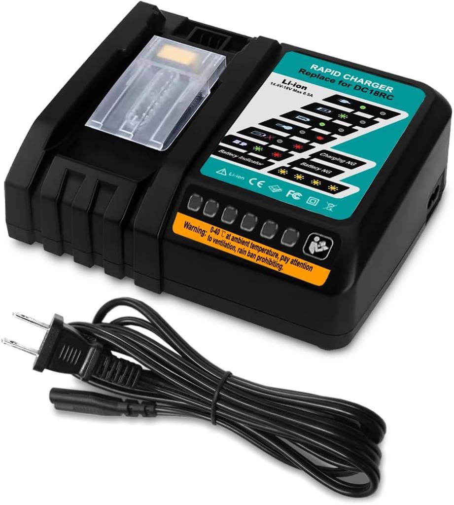 18V Rapid Charger DC18RC for Makita 18V 4.0Ah BL1840B Battery Charger