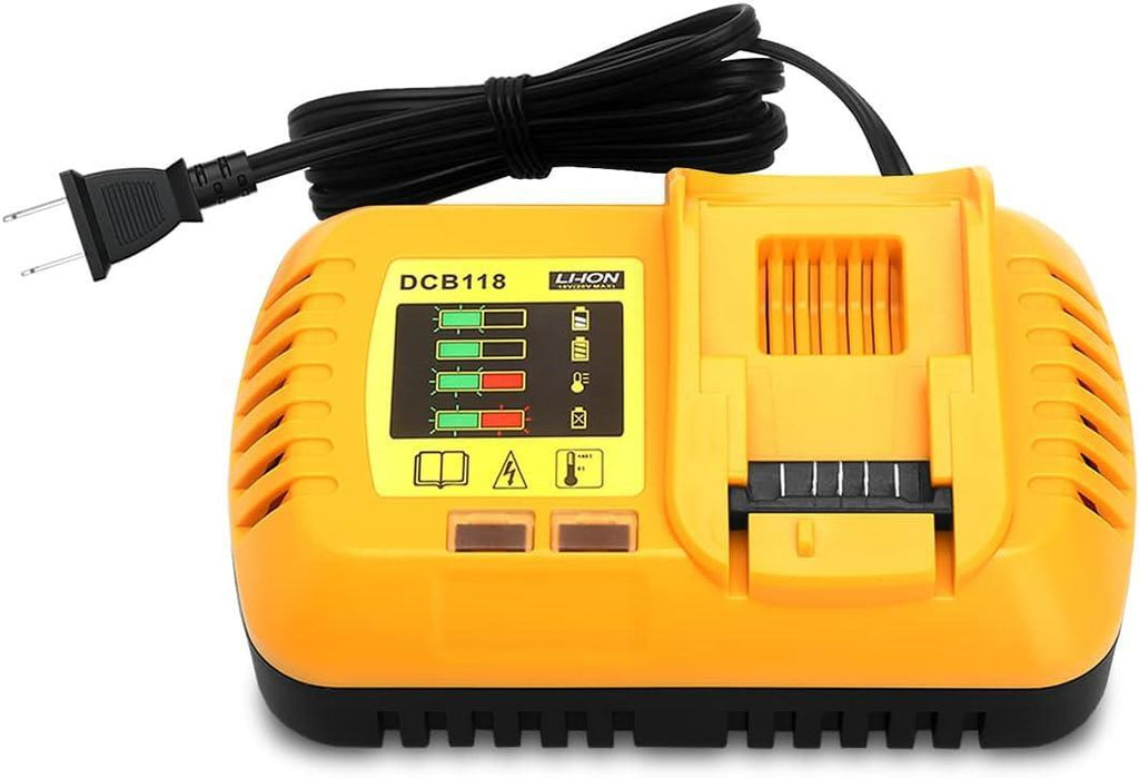60V DCB118 for Dewalt 20v/60v 9Ah DCB609 6Ah DCB606 Battery Fast Charger