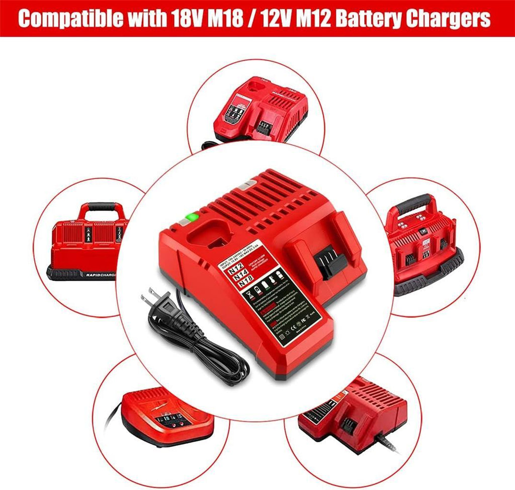 48-59-1808 Fast Charger for Milwaukee 12V M12 Battery Rapid Charger