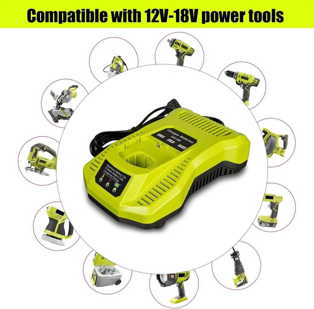 Rapid Charger for Ryobi 18V P190 P191 PBP006 P189 PBP002 Battery Charger
