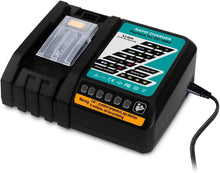 Load image into Gallery viewer, 18V Rapid Charger DC18RC for Makita 18V 6.0Ah BL1860B Battery Charger