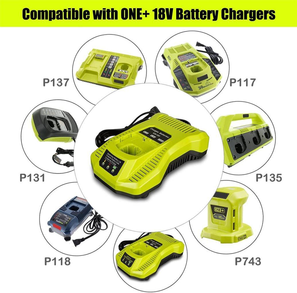 P117 Rapid Charger for Ryobi 18V 4.0Ah PBP005 PBP004 P108 Battery Charger