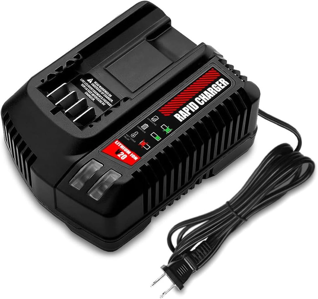 V20 Charger CMCB104 for Craftsman 20V 4.0Ah CMCB204 Battery Rapid Charger