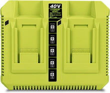 Load image into Gallery viewer, OP401 40V Dual Battery Rapid Charger for Ryobi 40V Battery Charger OP401