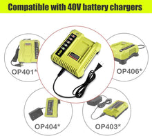 Load image into Gallery viewer, OP401 Rapid Charger for Ryobi 40V 2.6Ah OP40261 OP4020 Battery Charger