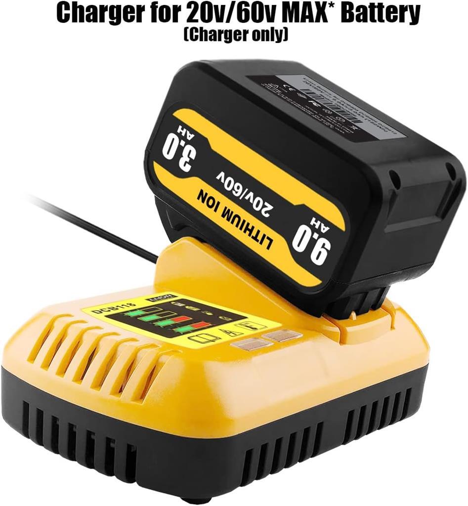 DCB118 20v/60v Rapid Charger for Dewalt 20v 60v Max Battery Fast Charger