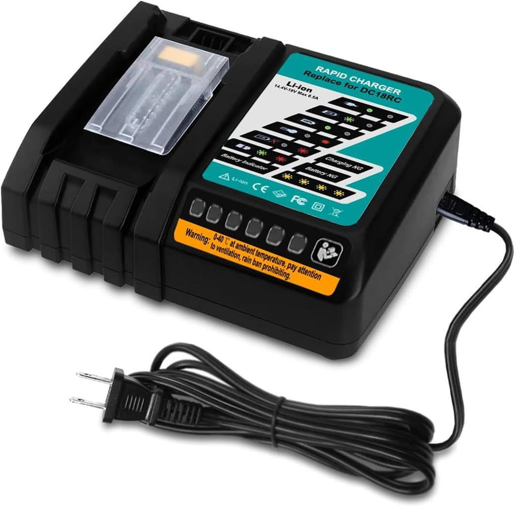 18V Rapid Charger DC18RC for Makita 18V 4.0Ah BL1840B Battery Charger