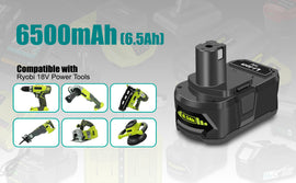 18V ONE+ Battery & Charger – Compatible with Ryobi Tools