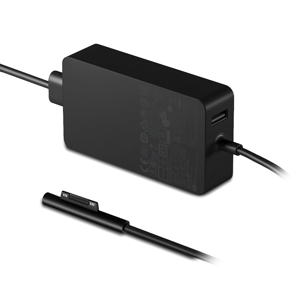 S1798 15V 102W Surface Laptop Charger for Microsoft Surface Laptop Book Pro Go Tablet Power Supply Ac adapter Microsoft 1798 Charger with 5V USB Port