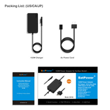 Load image into Gallery viewer, S1798 15V 102W Surface Laptop Charger for Microsoft Surface Laptop Book Pro Go Tablet Power Supply Ac adapter Microsoft 1798 Charger with 5V USB Port