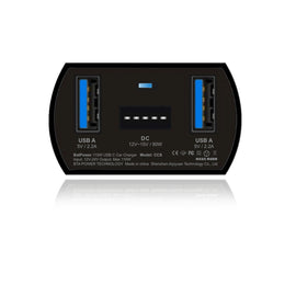 CCS 110W Surface Car Charger for Microsft Surface Pro Laptop Book Go Power Supply Ac adapter with dual QC USB Ports Fast Charging for Tablets and Smartphones.