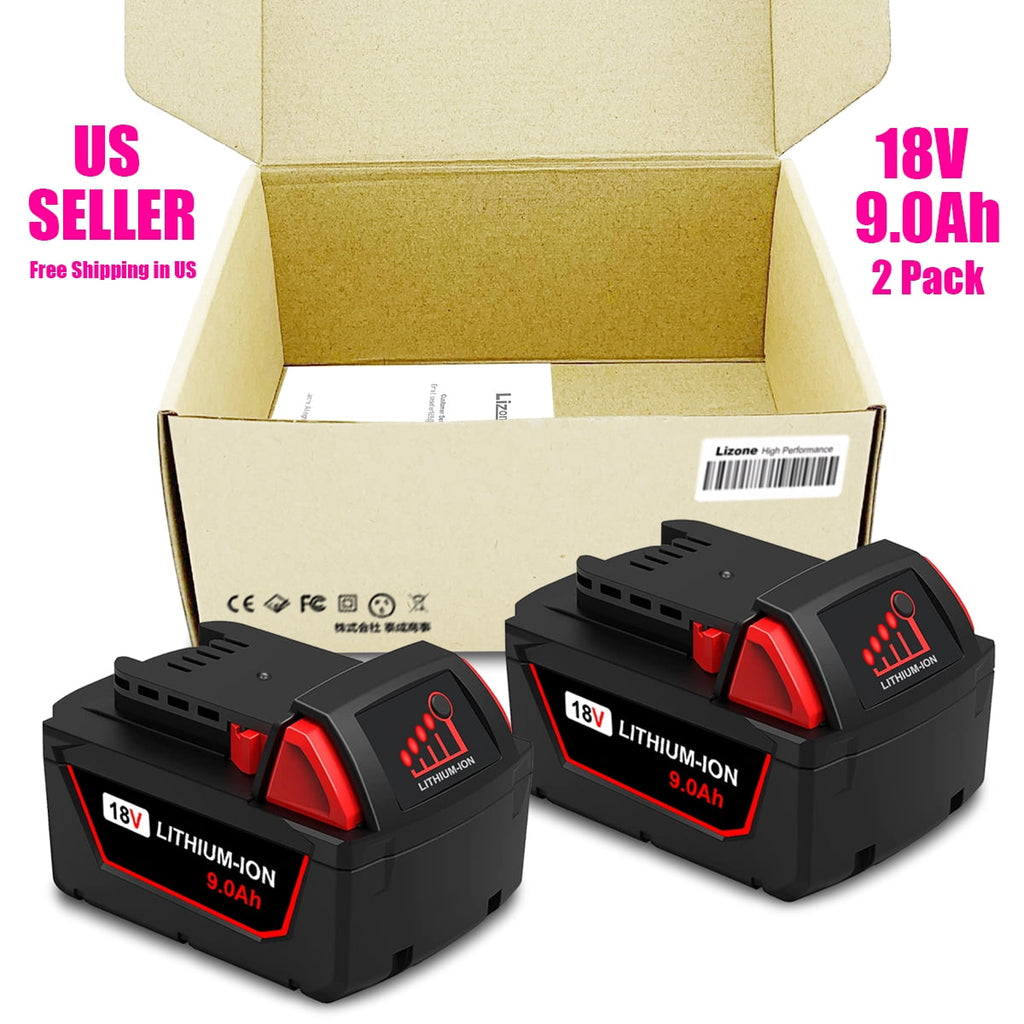 18V M18 Battery and Charger Kit For Milwaukee M18 Cordless Power Tools