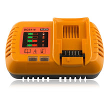 Load image into Gallery viewer, New DCB118 Charger 20V 60V Battery FAST Charger for Dewalt Flexvolt Rapid Charge