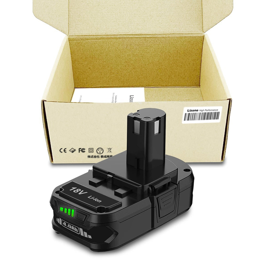 New 6.5Ah 6.0Ah For RYOBI P108 High Capacity 18V One+ Plus Battery P117 Charger