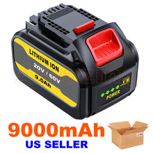 Load image into Gallery viewer, 20V/60V/120V 9Ah Battery for Flexvolt MAX DCB606 DCB612 DCB606-2 DCB609-2 DCB204