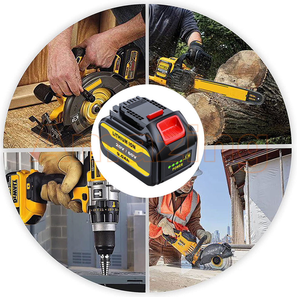 20V/60V/120V 9Ah Battery for Flexvolt MAX DCB606 DCB612 DCB606-2 DCB609-2 DCB204