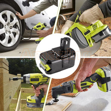 Load image into Gallery viewer, New 6.5Ah 6.0Ah For RYOBI P108 High Capacity 18V One+ Plus Battery P117 Charger