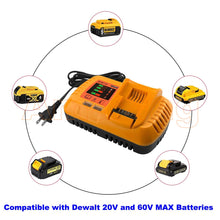 Load image into Gallery viewer, New DCB118 Charger 20V 60V Battery FAST Charger for Dewalt Flexvolt Rapid Charge