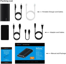 Load image into Gallery viewer, ProE Surface External Battery for Microsoft Surface Laptop Book Surface Pro Go Portable Charger Power Bank with 4 USB Ports Quick Charge for Tablet or Smartphone 24000mAh/36000mAh