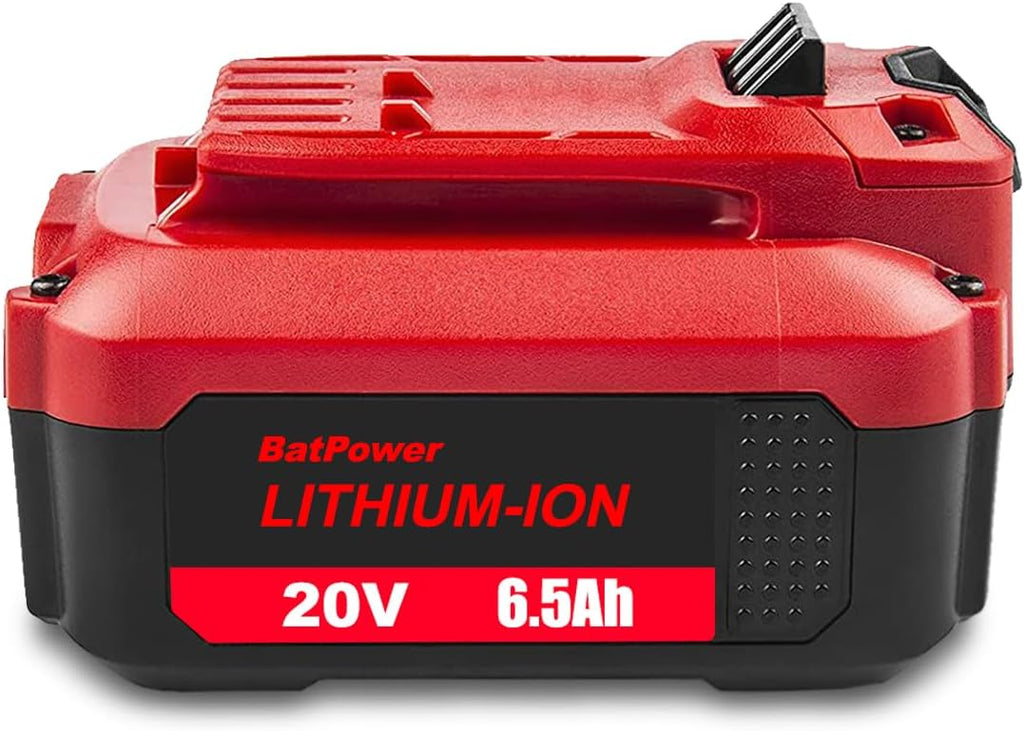 CMCB204 6.5Ah 20V V20 High Capacity Lithium Ion Battery Replacement for CRAFTSMAN 20V Battery 6.0Ah 5.0Ah 4.0Ah 3.0Ah 2.0Ah 20V Max CMCB206 CMCB205 CMCB204 CMCB202 V20 Battery