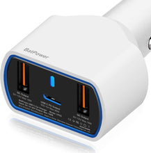 Load image into Gallery viewer, BatPower 120W PD USB-C Laptop Car Charger High Power Delivery for USB-C Laptop Car Charger DC 12v-24v Auto Charger Vehicle Charger USB-C