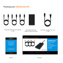 Load image into Gallery viewer, 120W Laptop Charger Slim High Power Delivery for Dell Laptop Charger 90W 65W 60W 45W Power Supply Ac adapter A90D