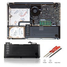 Load image into Gallery viewer, 63.5Wh A1322 Battery for Mid 2009 2010 2012 Early 2011 Late 2011 Apple MacBook Pro 13&quot; A1278 EMC 2326 2351 2419 2554 2555 MB990 MB991 MC700 MC724 MD313 MacBook Pro 13 Inch A1278 Battery A1322