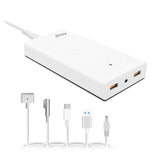AT13MA 13MA Slim Power adapter with 130W Power Delivery for Apple 85W Magsafe 2 1 Charger MacBook Pro Air Power Supply for iPhone iPad and more