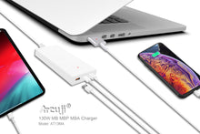 Load image into Gallery viewer, AT13MA 13MA Slim Power adapter with 130W Power Delivery for Apple 85W Magsafe 2 1 Charger MacBook Pro Air Power Supply for iPhone iPad and more
