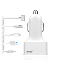 Load image into Gallery viewer, AT13MC Car Charger with 130W Power Delivery for Apple Car Power Supply 85W MagSafe 2 1 Car Charger MacBook Pro Car Charger adapter MacBook Air Quick Charge iPhone iPad Samsung Galaxy Google Tablet Smartphone