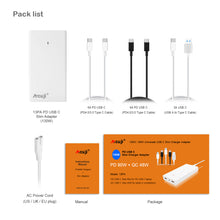Load image into Gallery viewer, AT13PA Laptop USB C Power adapter with 130W 90W Power Delivery for Apple MacBook Pro Air Slim Charger Microsoft Surface Pro USB-C Power Supply Laptop HP Dell Laptop Power Supply
