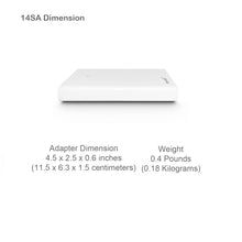 Load image into Gallery viewer, AT14SA Surface Pro Slim adapter with 140W Power Delivery for Microsoft Surface Pro Laptop Book Go Power Supply Ac adapter with Dual USB Quick Charge Ports