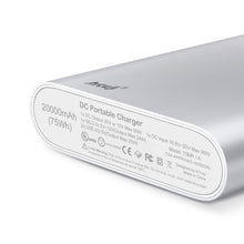 Load image into Gallery viewer, AT20DM 20000mAh Laptop Portable Charger 130W Power Delivery for MacBook Air 13 11 Power Bank Apple iPhone External Battery iPad Samsung Galaxy Google Tablet Smartphone(TSA Approved)