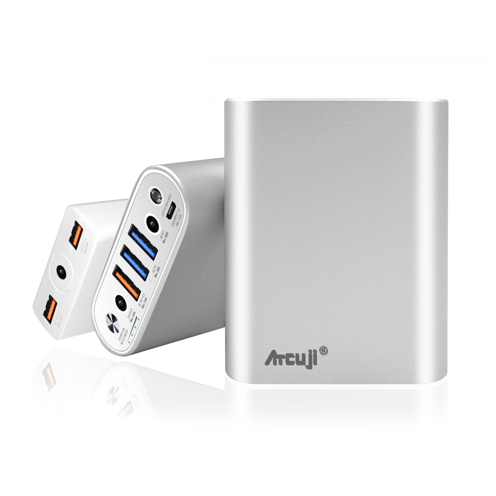 AT20MA 20000mAh External Battery + adapter 130W Power Delivery for MacBook Air 13 11 Power Bank Apple iPhone External Battery iPad Samsung Galaxy Google Tablet Smartphone(TSA Approved)