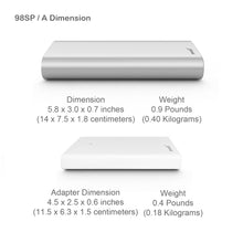 Load image into Gallery viewer, AT26DA 26800mAh Surface Power Bank + Slim Charger for Microsoft Surface Pro Laptop Go Portable Charger External Battery (TSA Approved)