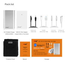 Load image into Gallery viewer, AT26DA 26800mAh Surface Power Bank + Slim Charger for Microsoft Surface Pro Laptop Go Portable Charger External Battery (TSA Approved)