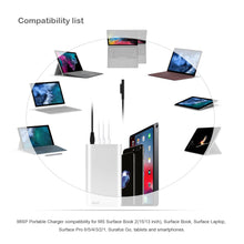 Load image into Gallery viewer, AT26DS 26800mAh Surface Laptop External Battery with 140W Power Delivery for Microsoft Surface Pro Laptop Power Bank Surface Go External Battery iPhone iPad Samsung Galaxy Google Pixel Power Bank-(TSA-Approved)